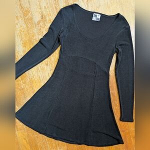 Vintage CTME Black Long Sleeve Dress